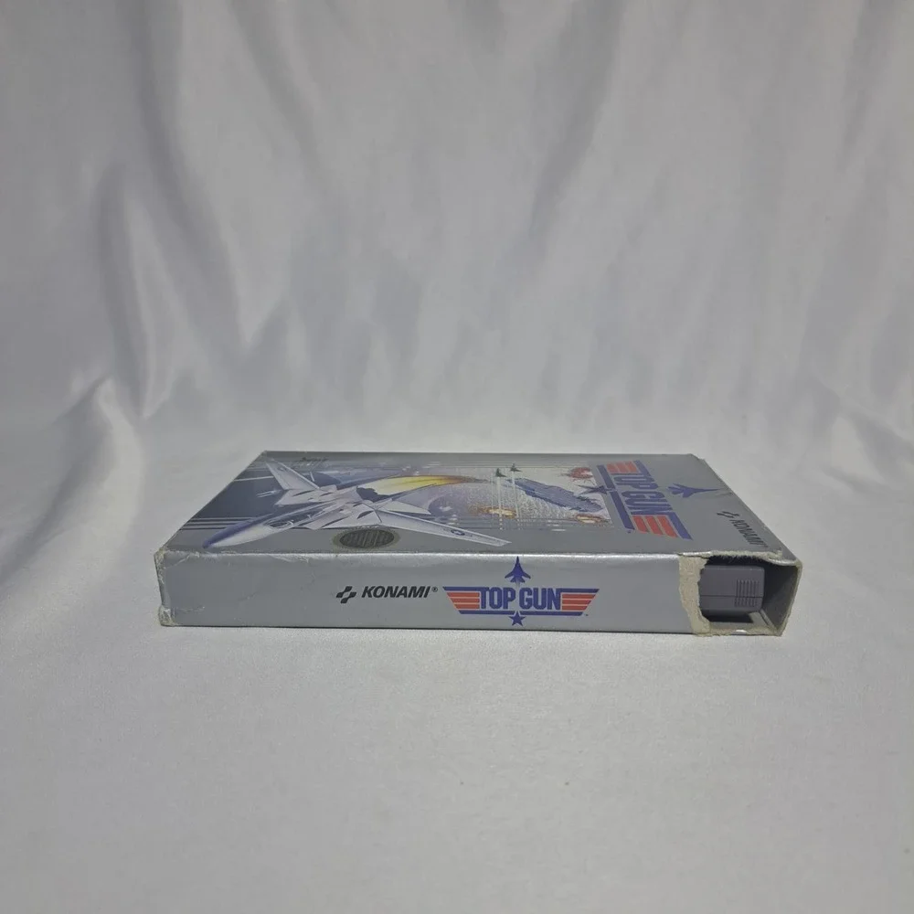 Top Gun For Nintendo NES 1985 Cartridge Box Manual Sleeve‎ 5 Screw